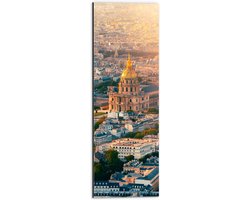 Dibond - Groot Hôtel National des Invalides, Parijs, Frankrijk - 20x60 cm Foto op Aluminium (Wanddecoratie van metaal)