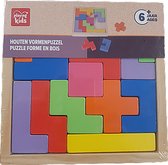 Puzzle forme en bois 14 pièces. Puzzle en bois pour enfants