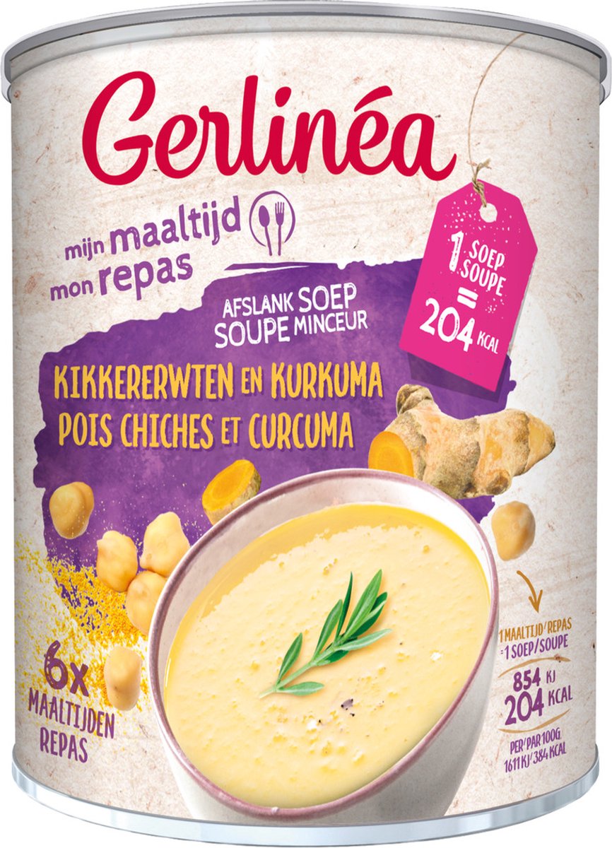 Goedkoopste Gerlinéa Maaltijdsoep Kikkererwten