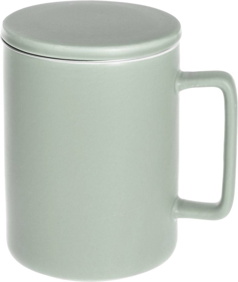 Mug avec infuseur à thé MINIMA 500 ml, bleu foncé, Viva