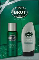Brut Gift Set 200ml Deo & 250ml Shower Gel Original