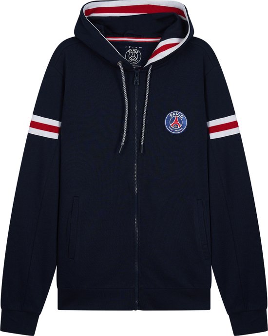 PSG logo vest voor volwassenen - maat S - blauw - hoodie