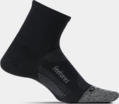 Feetures - Elite Ultra Light Quarter - Noir - Chaussettes running - Chaussettes de sport - XL - 47/51
