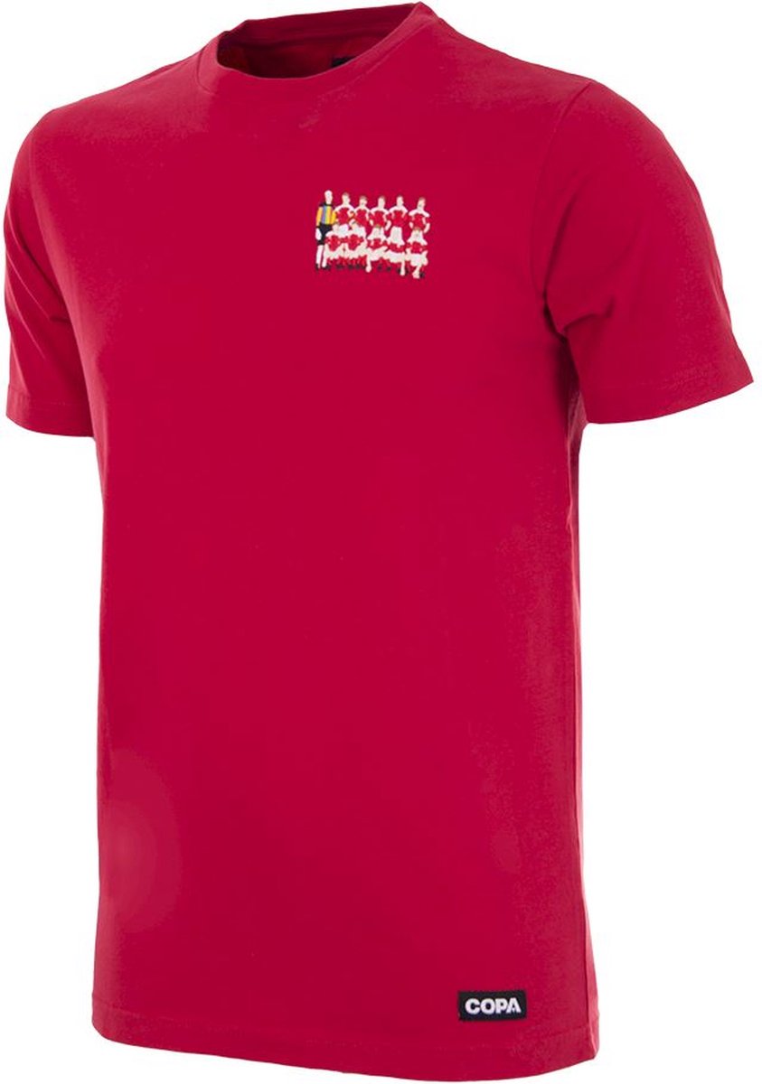 COPA - Denemarken 1992 European Champions embroidery T-Shirt - XS - Rood
