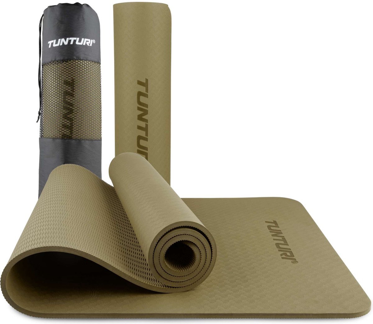Tunturi Gymnastiekmat, extra dikke fitnessmat 1,5 cm, 140 cm, zwart, yogamat om op te hangen Tunturi Gymnastiekmat, extra dikke fitnessmat 1,5 cm, 140 cm, zwart, yogamat om op te hangen