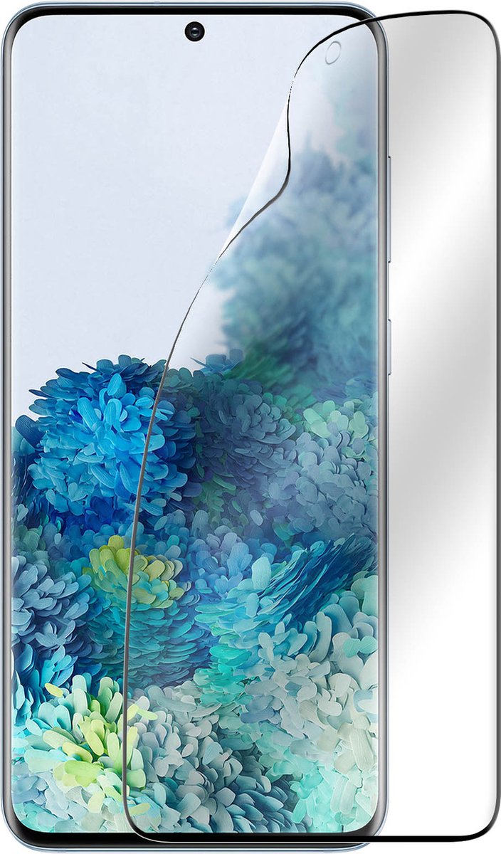 Avizar Flexibele Screenprotector Geschikt voor Samsung Galaxy S20, Zwart