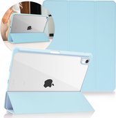 iMoshion Tablet Hoes Geschikt voor iPad Air 4 (2020) /iPad Air 11 inch (2024) M2 / iPad Air 5 (2022) - iMoshion Trifold Hardcase Bookcase - Lichtblauw