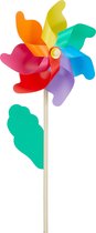 Cepewa Windmolen tuin/strand - Speelgoed - Multi kleuren - 75 cm - Windwijzer