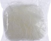 Decoris cheveux d'ange - blanc - 80 grammes - synthétique - cheveux de lametta d'arbre de Noël