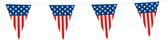 3x Vlaggenlijn USA 10 Meter - Voetbal EK WK Landen Feest Versiering Decoratie