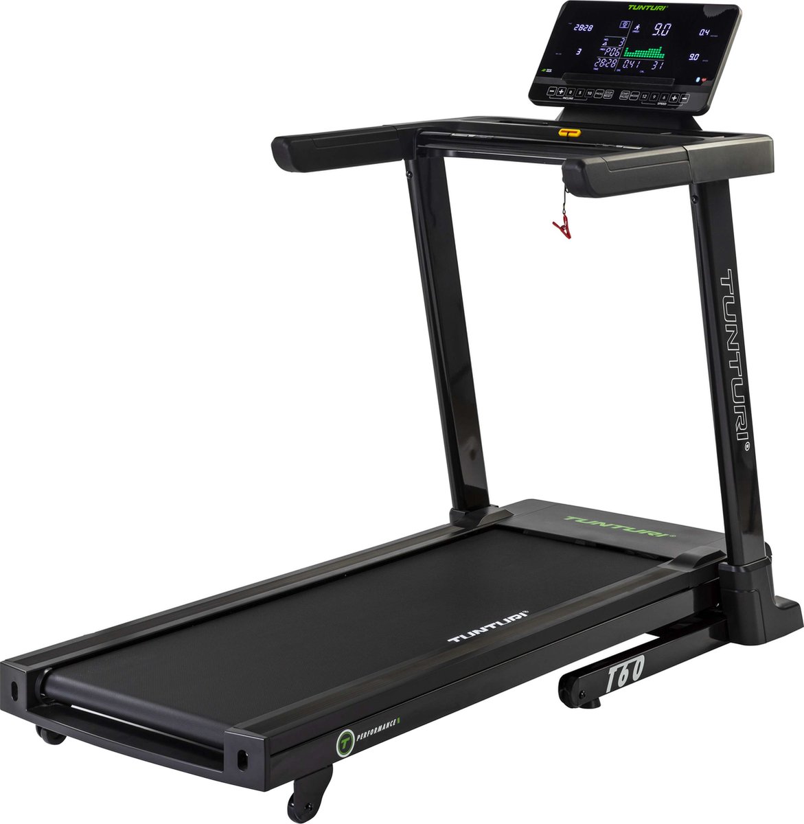 Tunturi T60 Loopband Performance Inklapbaar – Hardloopband met 44 trainingsprogramma’s – LED Monitor – 0,8 – 20,0 km/u