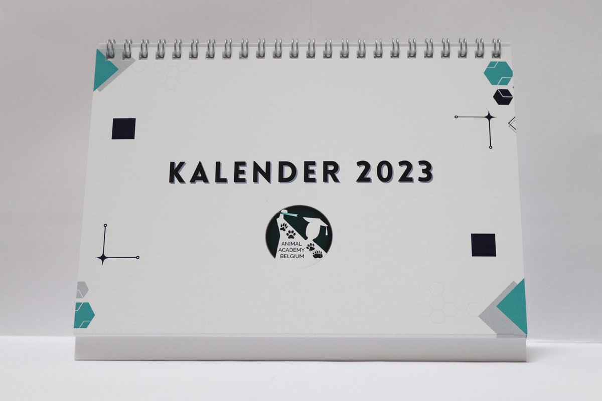 Animal Academy Belgium - Jaarkalender 2023 - Bureaukalender - Staand model