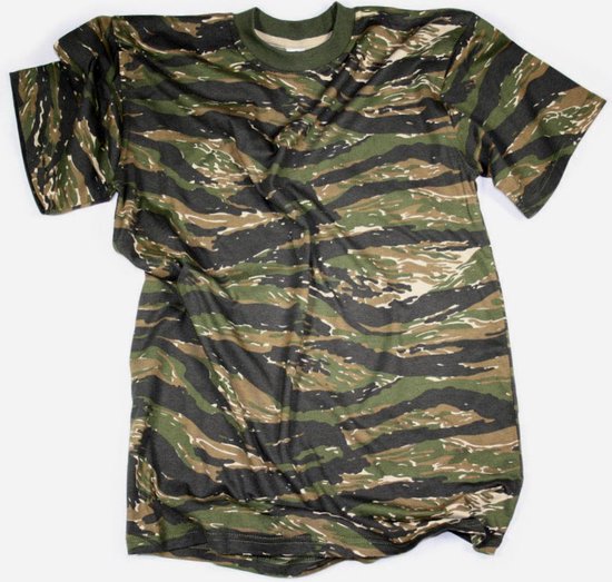 T-shirt camouflage Fostee tigerstripe camo