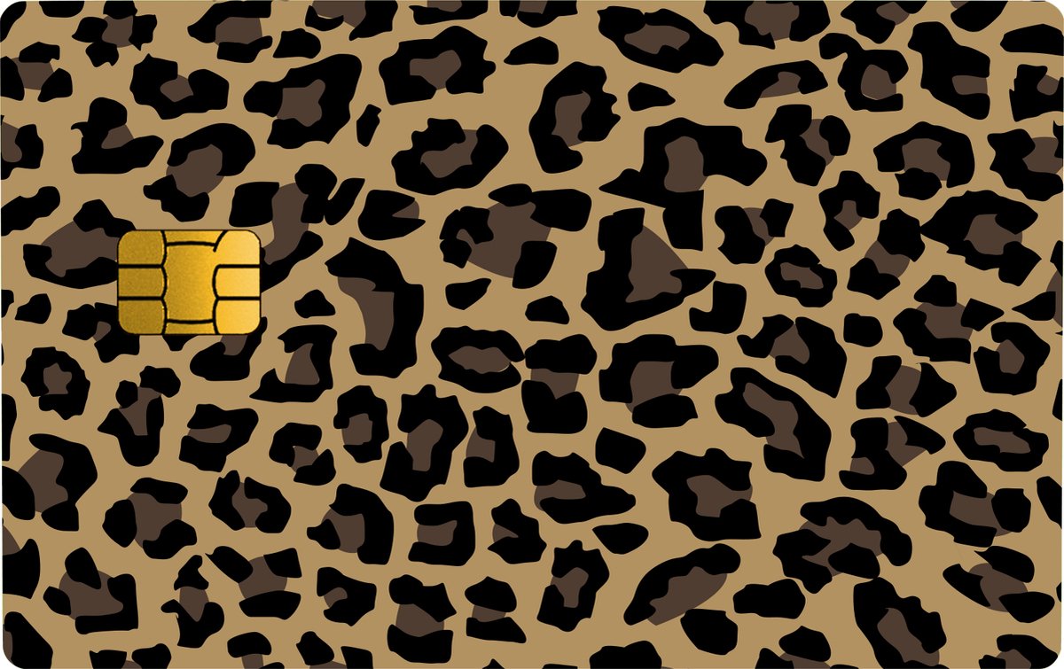 DODO Covers - Panter Print / Pinpas Sticker / Pimp je pas / Creditcard sticker / Kleine chip / Passticker / Bankpas Sticker