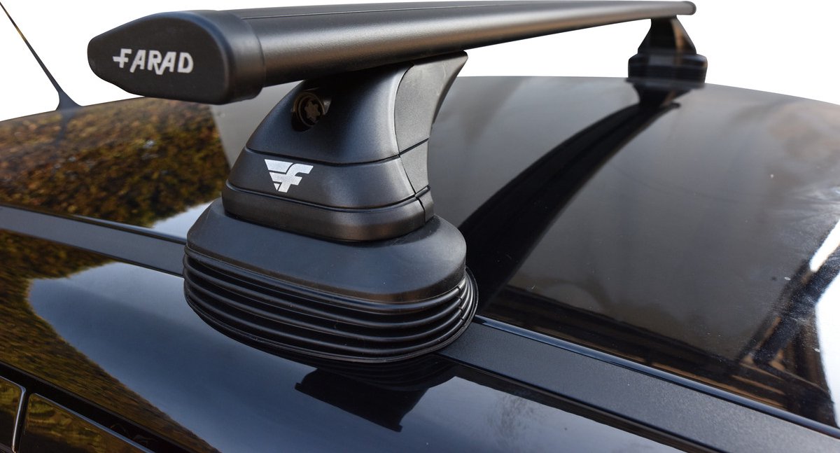 Dakdragers geschikt voor de Opel Zafira vanaf 2012 met fixpoints - Aluminium - Hoog laadvermogen 100kg - Wingbar - Zwart- Merk Farad