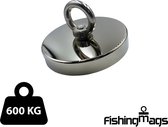 FishingMags - Magneetvissen - Vismagneet - Magneet Vissen - 600 KG