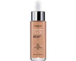 Foto: L or al paris accord parfait nude volumegevend getint serum foundation met hyaluronzuur 3 4 light medium 30ml vegan