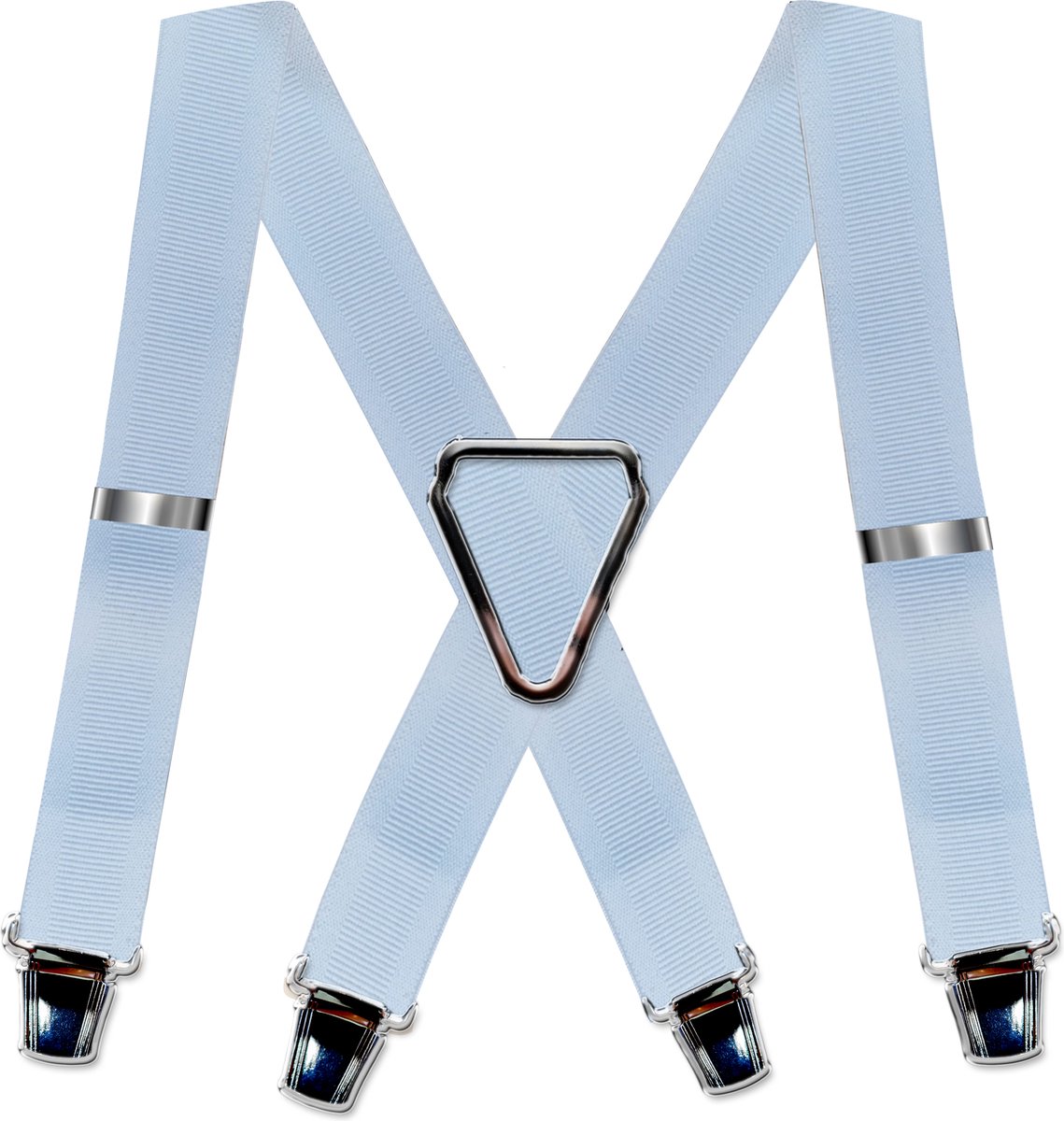 Pack 4-point Braces 'Striped' with wide extra strong sturdy Clips