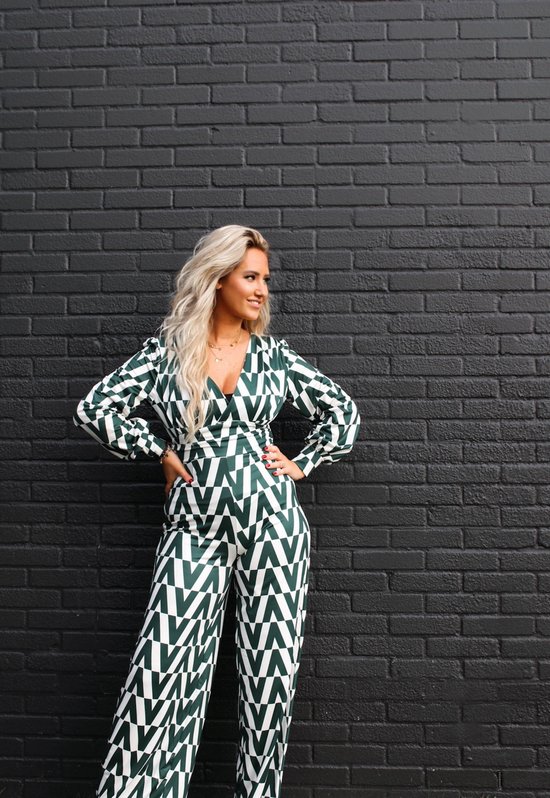 Valerie jumpsuit | Groen | S/M | Meerdere kleuren en maten verkrijgbaar