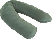 Housse d’oreiller d’allaitement prénatal - Housse d’oreiller d’allaitement - Housse d’oreiller de grossesse - Côtes de velours - Vert