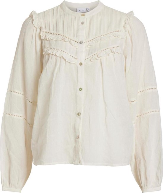 VILA Vireflect New Emb L/S Sweat Top Women's Vireflect New Emb L/S Sweat Top (1-Pack), birch, M
