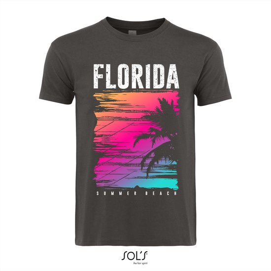 T-Shirt 279-28 Florida - xL, Antraciet