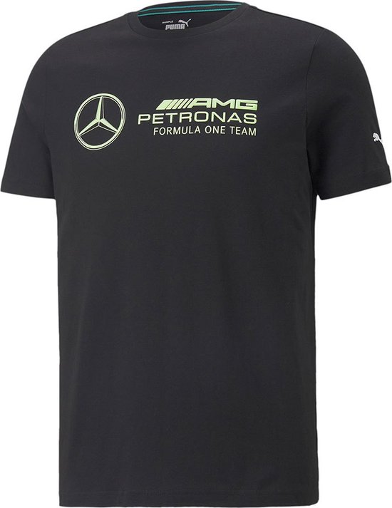 PUMA Mercedes AMG Petronas F1 Logo T-shirt Heren - Puma Black - S