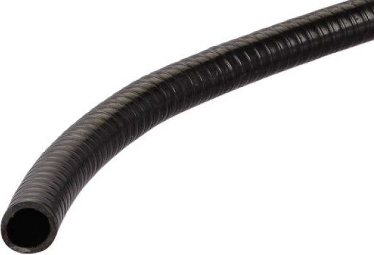spiraalslang vijver 25mm zwart per meter