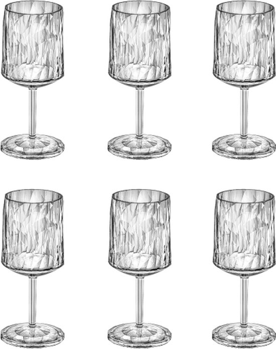 Koziol Superglas Club No. 09 Wijnglas 200 ml Set van 6 Stuks