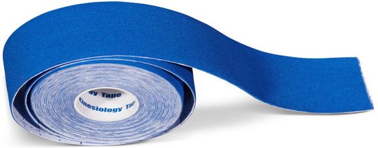 DW4Trading Kinesiotape Sporttape - Fysiotape - Waterproof - 2,5 cm x 5 meter - Blauw