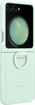 Silicone Case with Ring geschikt voor Samsung Galaxy Z Flip5 - Ocean Green