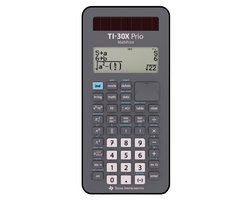 Texas Instruments TI-30X Prio MathPrint - Calculatrice scientifique - Solaire/Batterie - Positions d'affichage 16 - Zwart