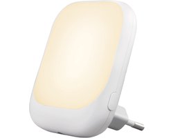 Zazu Automatisch Led Nachtlampje - Wit - Stopcontact - Kinderen - voor Baby en Kind