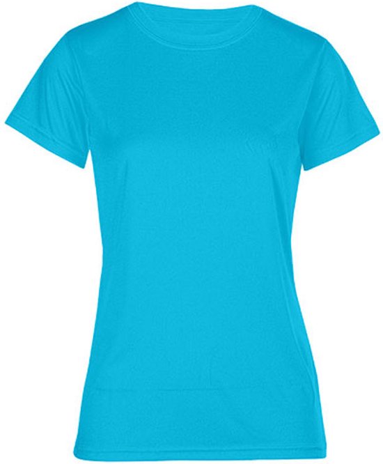 Damessportshirt 'Performance T' met korte mouwen Atomic Blue - 3XL