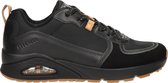 Skechers Uno - Layover Sneakers Laag - zwart - Maat 45
