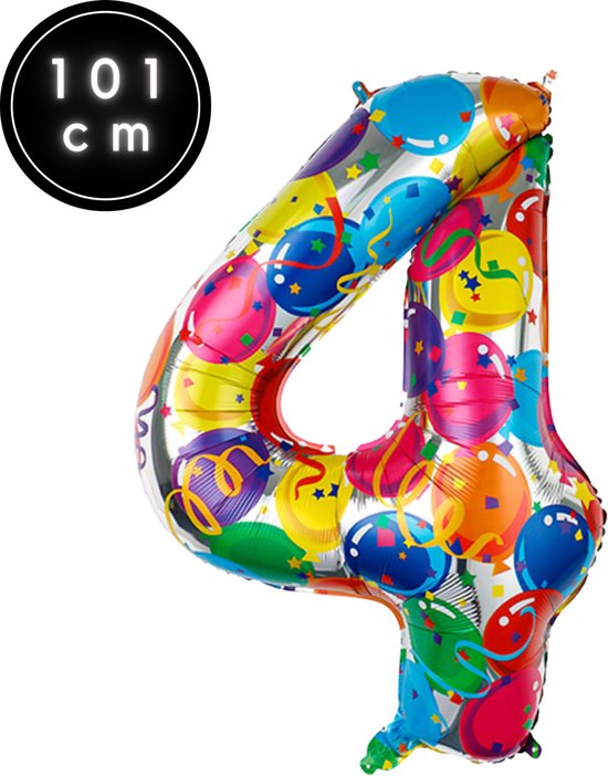 Folieballon cijfer 5 goud 86cm Folieballon cijfer 5 goud 86cm