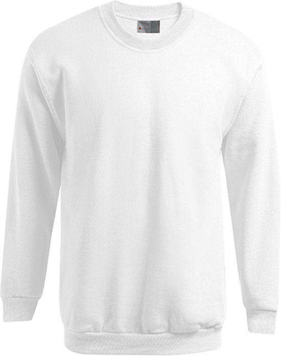 Men's Sweater 'New 100' met ronde hals White - 4XL