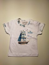 Nini - T-shirt/Shirtje Naud - Maat 56 - 0 t/m 2 maanden