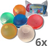Ballons d'eau - 6 pièces - À fermeture automatique - Réutilisables - Jouets