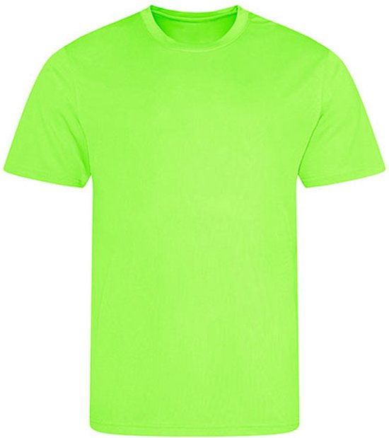 Recycled herenshirt 'Cool T' korte mouwen Electric Green - M