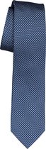 Michaelis stropdas - blauw met wit dessin - Maat: One size