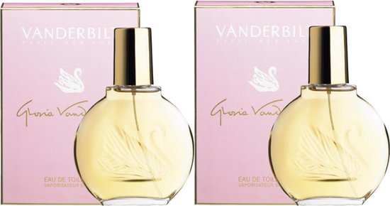 MULTI BUNDEL 2 stuks Vanderbilt Eau De Toilette Spray 100ml