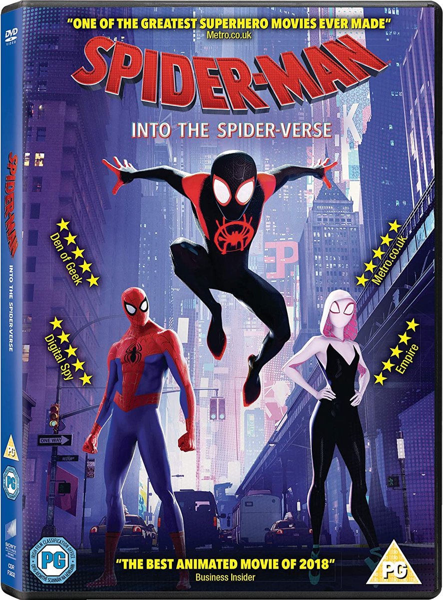 Spiderman Into The Spiderverse (Dvd), Lily Tomlin Dvd's