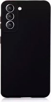 Hoesje Geschikt voor Samsung Galaxy S22 TPU back cover/achterkant hoesje kleur Zwart