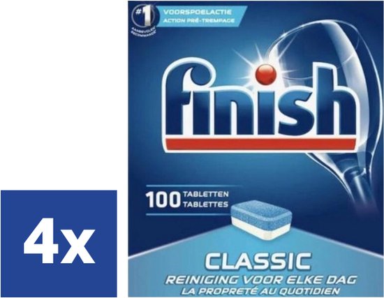 Finish Classic Regular Vaatwastabletten - 4 x 100 stuks