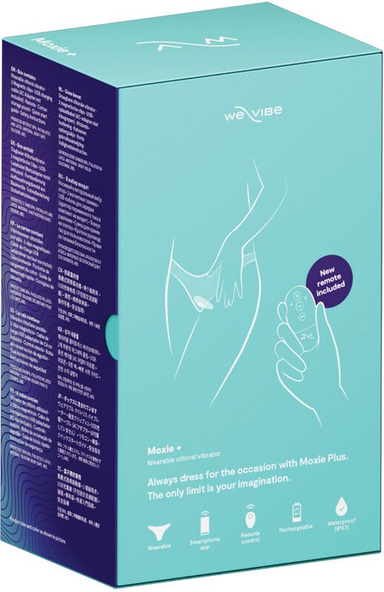 We Vibe Moxie+ - Discreet vibrator voor slipje - 10 intensiteiten