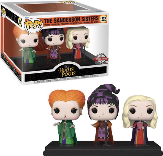 Funko Pop! Disney: Hocus Pocus (1993) - The Sanderson Sisters I Put A Spell On You Movie Moment Exclusive