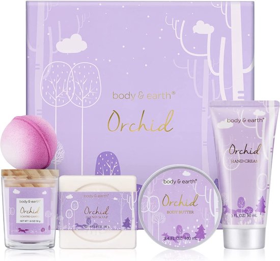 Verjaardag Cadeau Vrouw - Verwenpakket Orchidee - Geschenkset vrouwen,  moeder,... | bol.com