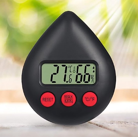 Douchetimer Douchewekker Douche Klok Douche Timer Zwart