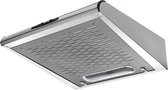 MPM Inbouw Afzuigkap – 50 cm – Onderbouw – 3 Snelheden – LED-verlichting – 175 m³/u – Aluminium Vetfilter – Zilver